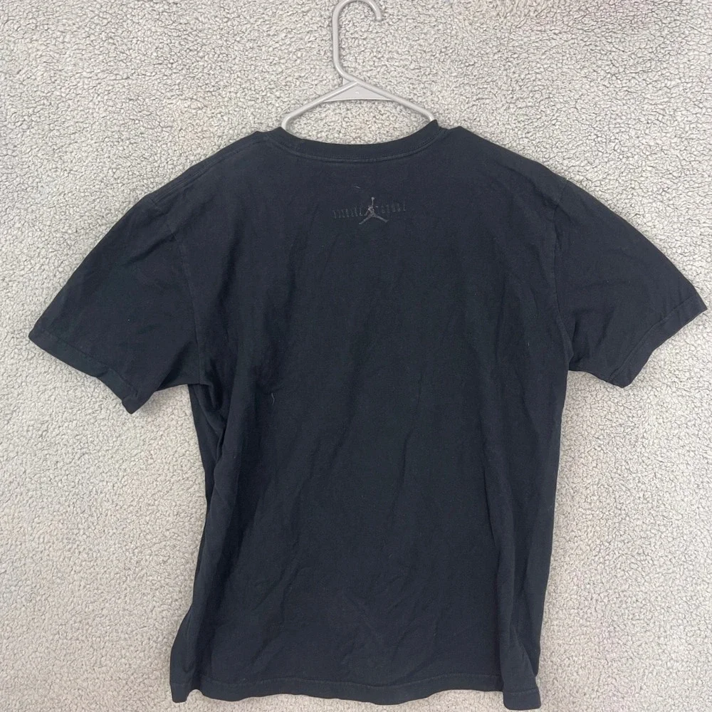 Vtg Jordan T Shirt Mens Large Black Air Jordan XI OG 1995 Bred Graphic Tee Shirt